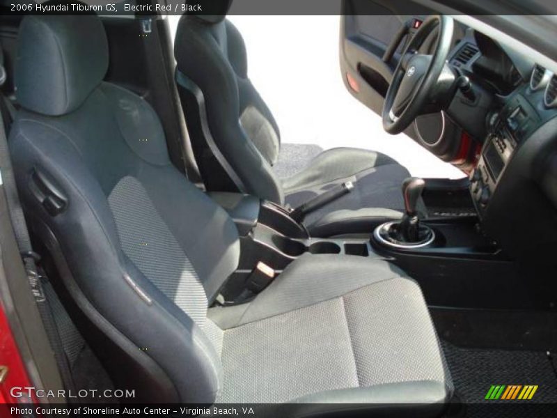 Electric Red / Black 2006 Hyundai Tiburon GS
