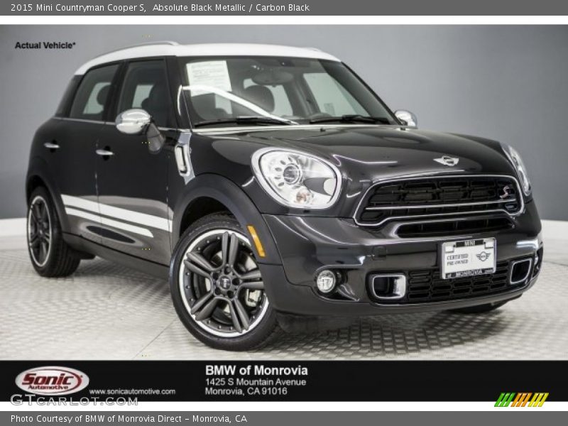 Absolute Black Metallic / Carbon Black 2015 Mini Countryman Cooper S