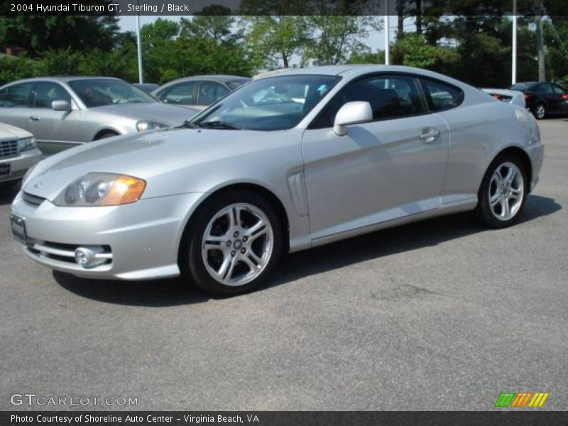 Sterling / Black 2004 Hyundai Tiburon GT