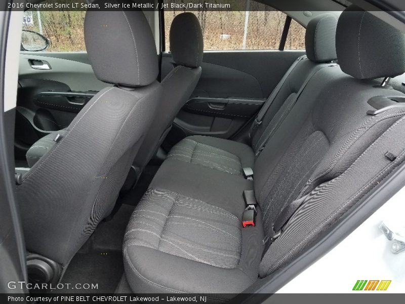 Silver Ice Metallic / Jet Black/Dark Titanium 2016 Chevrolet Sonic LT Sedan