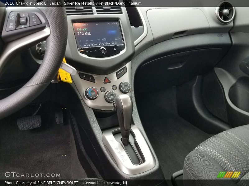 Silver Ice Metallic / Jet Black/Dark Titanium 2016 Chevrolet Sonic LT Sedan
