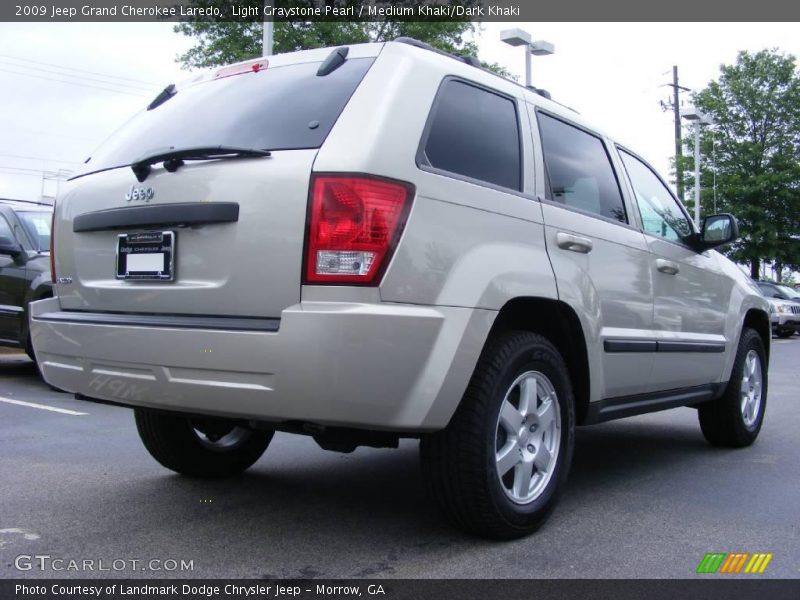 Light Graystone Pearl / Medium Khaki/Dark Khaki 2009 Jeep Grand Cherokee Laredo