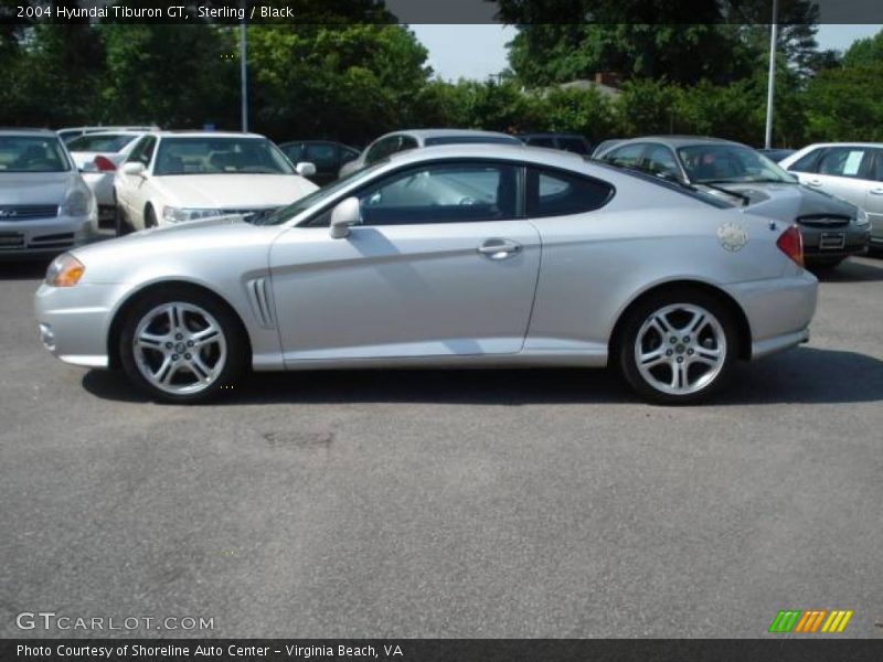 Sterling / Black 2004 Hyundai Tiburon GT