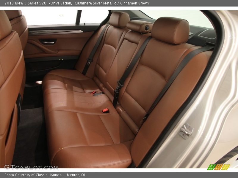 Cashmere Silver Metallic / Cinnamon Brown 2013 BMW 5 Series 528i xDrive Sedan