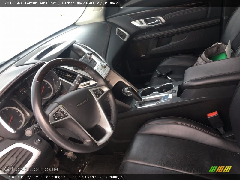 Carbon Black Metallic / Jet Black 2013 GMC Terrain Denali AWD