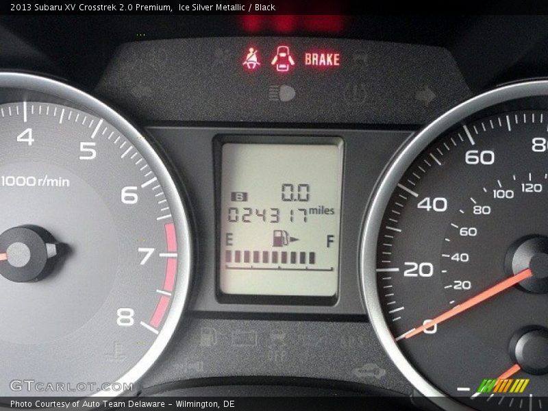 Ice Silver Metallic / Black 2013 Subaru XV Crosstrek 2.0 Premium