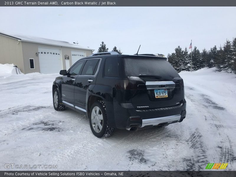 Carbon Black Metallic / Jet Black 2013 GMC Terrain Denali AWD