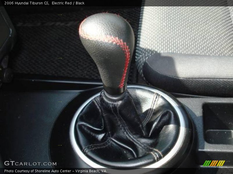 Electric Red / Black 2006 Hyundai Tiburon GS