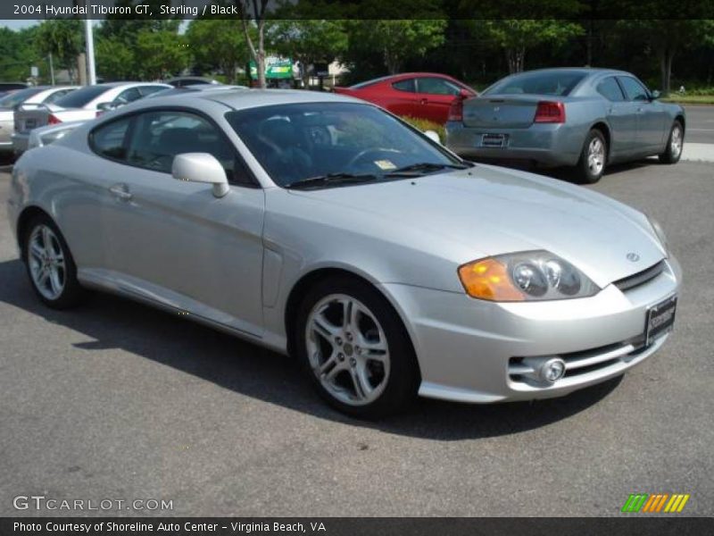 Sterling / Black 2004 Hyundai Tiburon GT