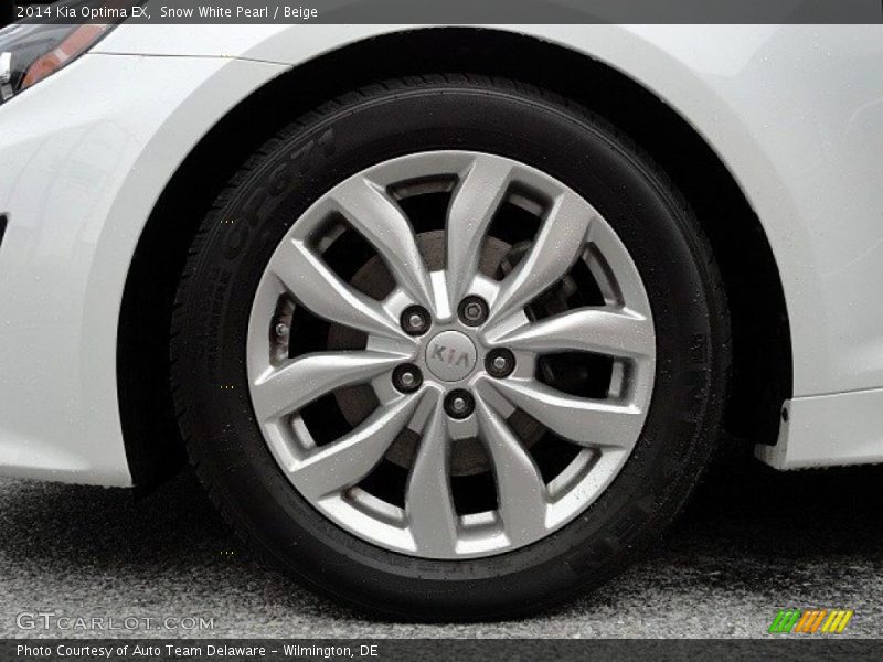 Snow White Pearl / Beige 2014 Kia Optima EX