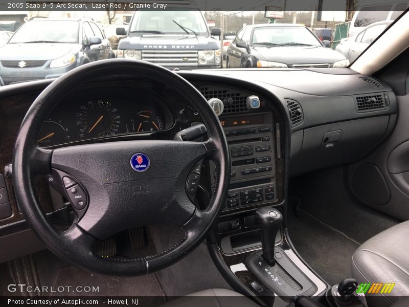 Laser Red / Granite Gray 2005 Saab 9-5 Arc Sedan