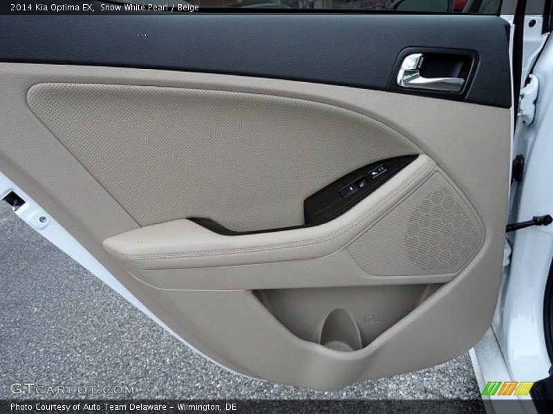 Snow White Pearl / Beige 2014 Kia Optima EX