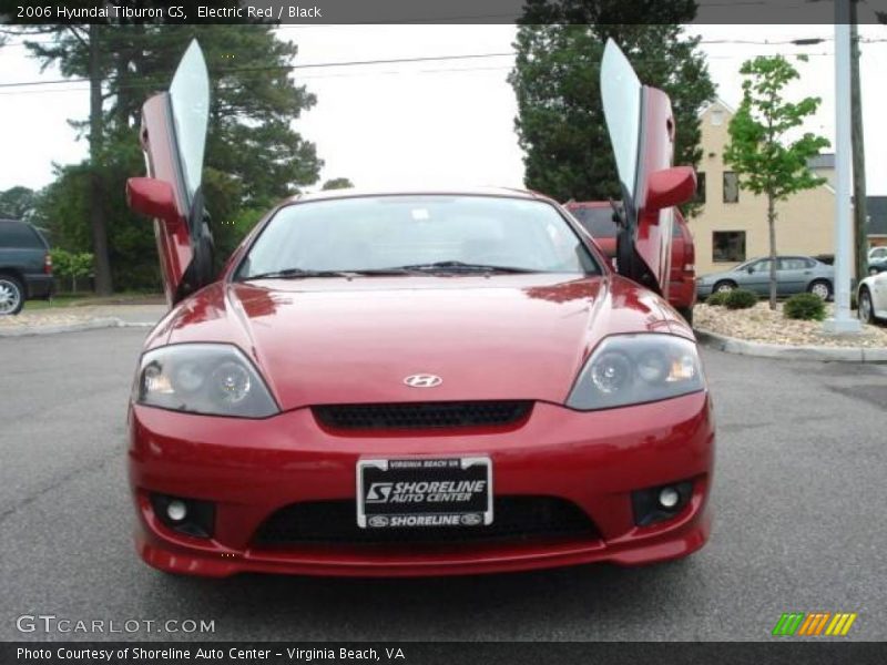 Electric Red / Black 2006 Hyundai Tiburon GS