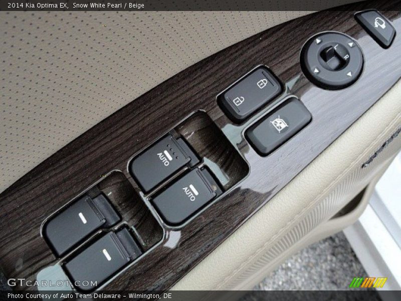 Snow White Pearl / Beige 2014 Kia Optima EX