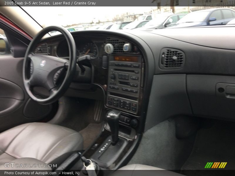 Laser Red / Granite Gray 2005 Saab 9-5 Arc Sedan