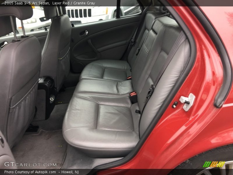 Laser Red / Granite Gray 2005 Saab 9-5 Arc Sedan