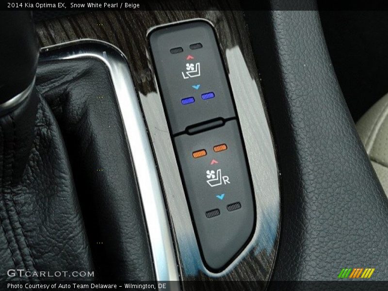 Snow White Pearl / Beige 2014 Kia Optima EX