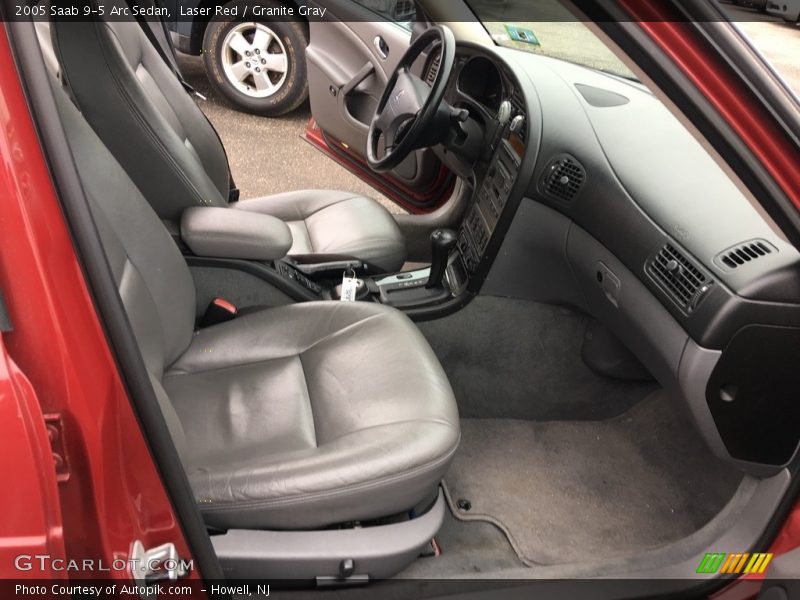 Laser Red / Granite Gray 2005 Saab 9-5 Arc Sedan