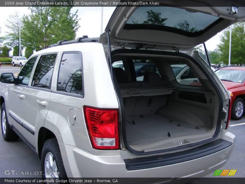 Light Graystone Pearl / Medium Khaki/Dark Khaki 2009 Jeep Grand Cherokee Laredo