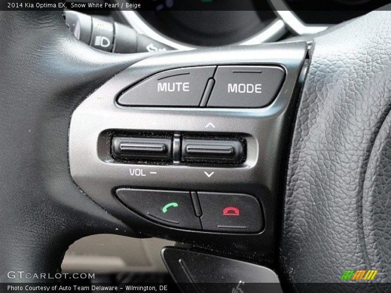 Snow White Pearl / Beige 2014 Kia Optima EX