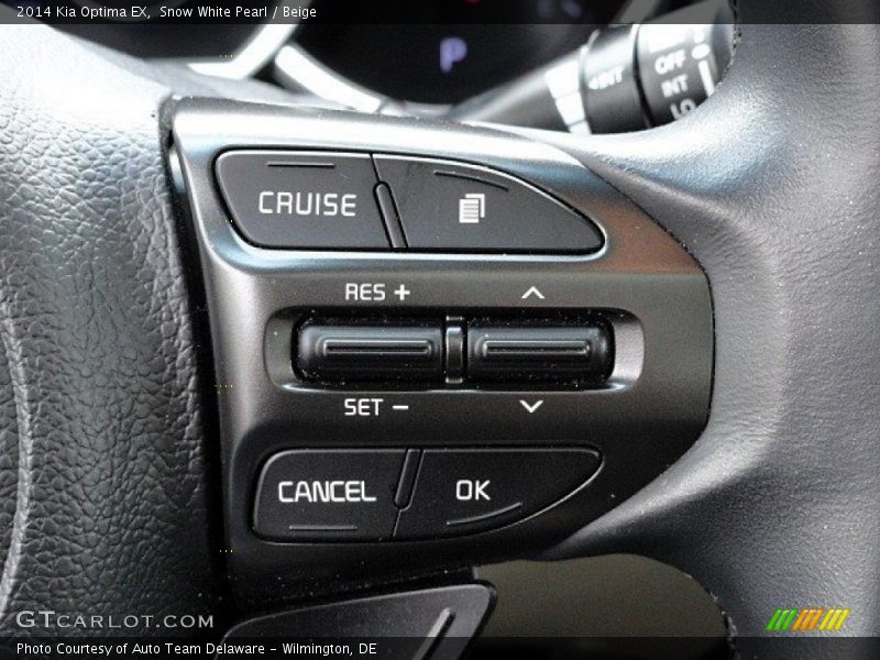 Snow White Pearl / Beige 2014 Kia Optima EX