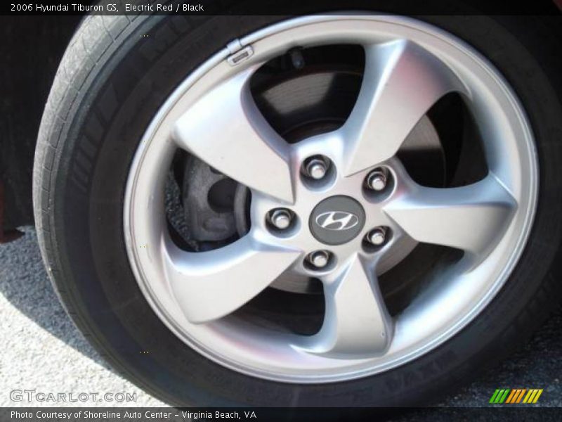 Electric Red / Black 2006 Hyundai Tiburon GS