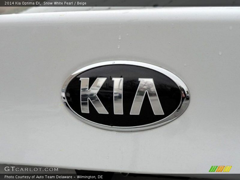 Snow White Pearl / Beige 2014 Kia Optima EX