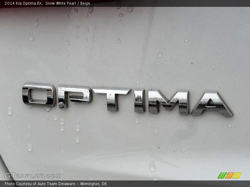 Snow White Pearl / Beige 2014 Kia Optima EX