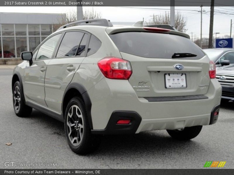 Desert Khaki / Black 2017 Subaru Crosstrek 2.0i Limited
