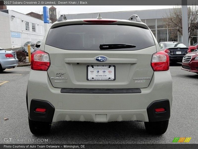 Desert Khaki / Black 2017 Subaru Crosstrek 2.0i Limited