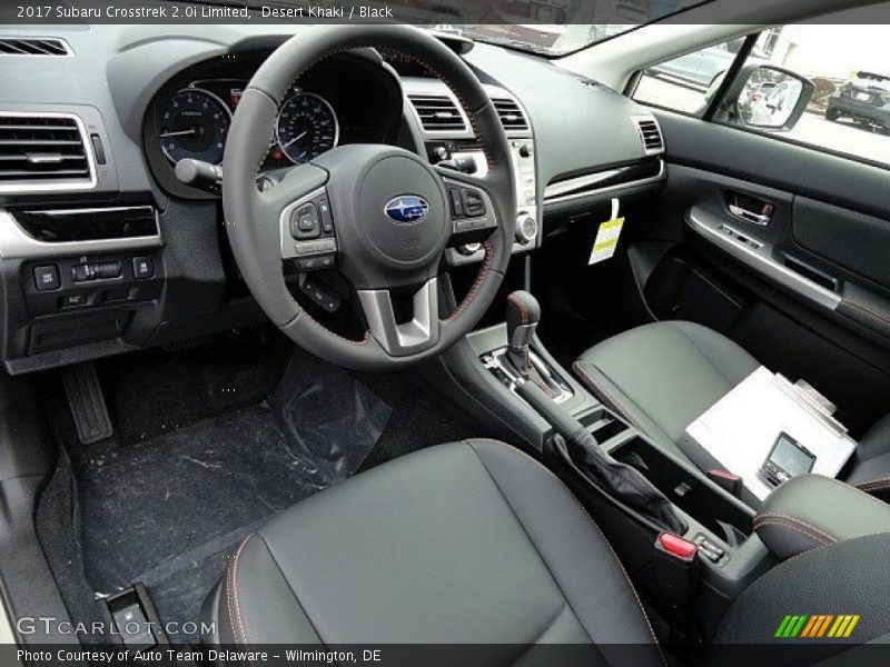 Desert Khaki / Black 2017 Subaru Crosstrek 2.0i Limited