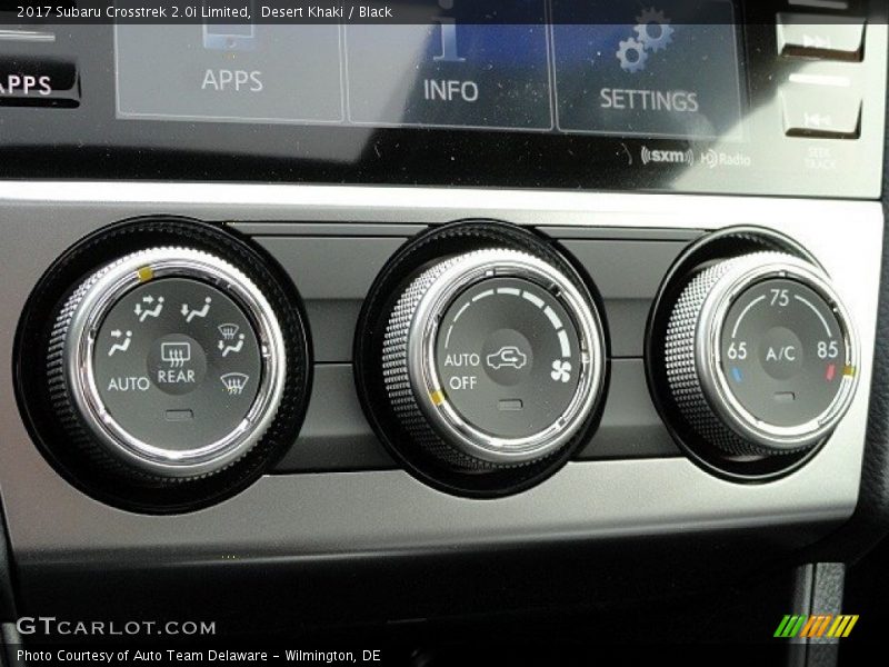 Desert Khaki / Black 2017 Subaru Crosstrek 2.0i Limited
