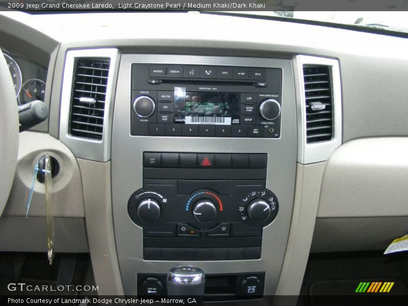Light Graystone Pearl / Medium Khaki/Dark Khaki 2009 Jeep Grand Cherokee Laredo