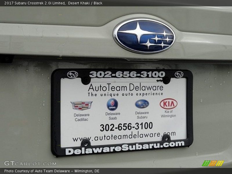 Desert Khaki / Black 2017 Subaru Crosstrek 2.0i Limited
