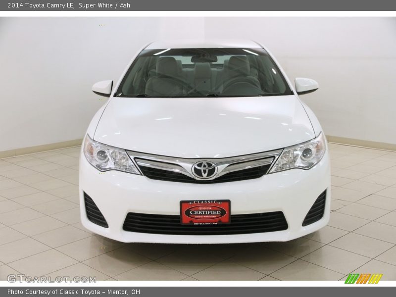 Super White / Ash 2014 Toyota Camry LE