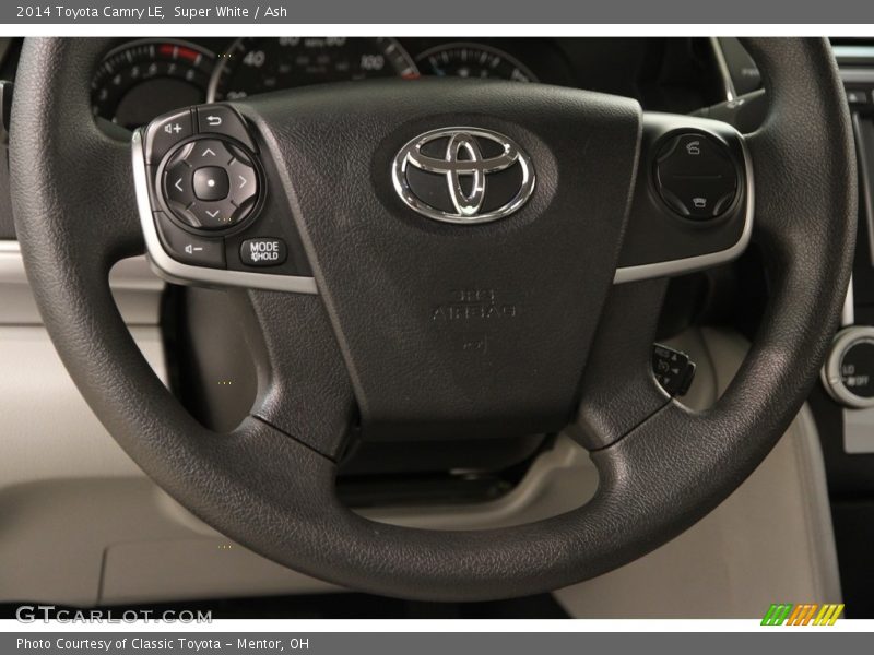 Super White / Ash 2014 Toyota Camry LE