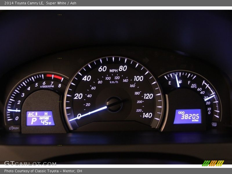 Super White / Ash 2014 Toyota Camry LE