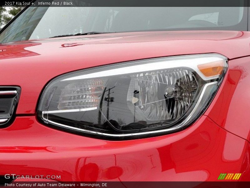 Inferno Red / Black 2017 Kia Soul +
