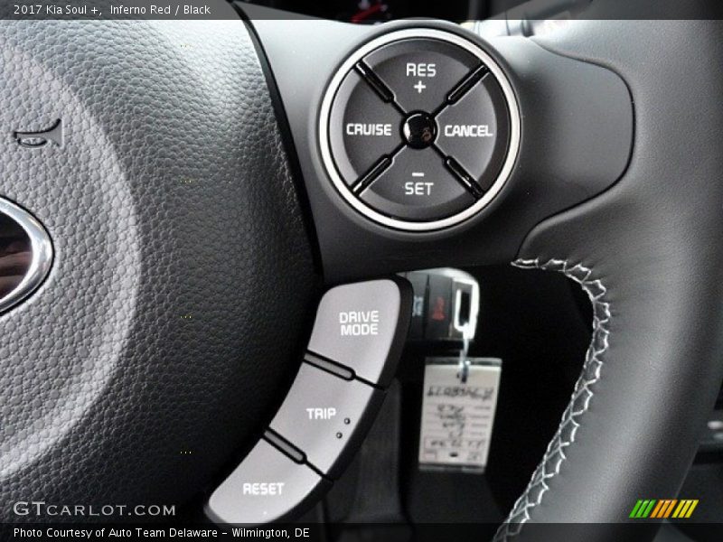 Inferno Red / Black 2017 Kia Soul +