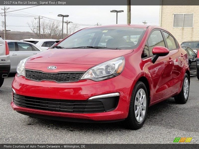 Front 3/4 View of 2017 Rio LX Sedan
