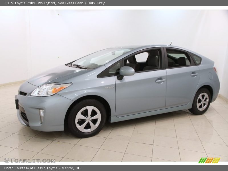 Sea Glass Pearl / Dark Gray 2015 Toyota Prius Two Hybrid