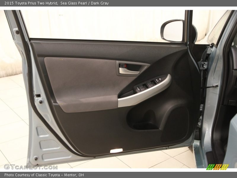 Sea Glass Pearl / Dark Gray 2015 Toyota Prius Two Hybrid