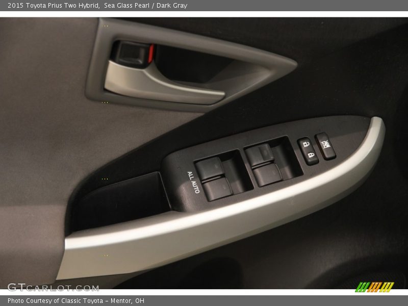 Sea Glass Pearl / Dark Gray 2015 Toyota Prius Two Hybrid