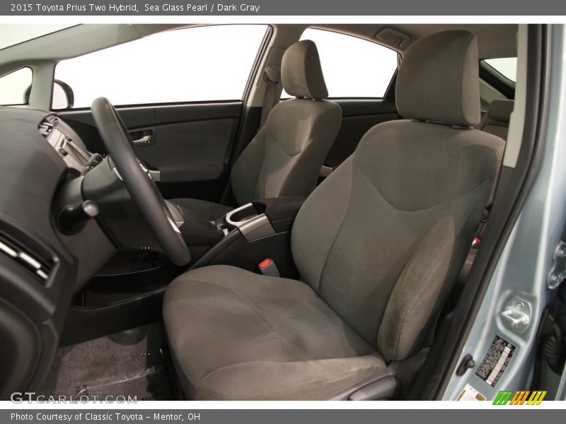 Sea Glass Pearl / Dark Gray 2015 Toyota Prius Two Hybrid