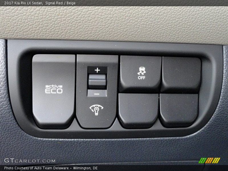 Signal Red / Beige 2017 Kia Rio LX Sedan