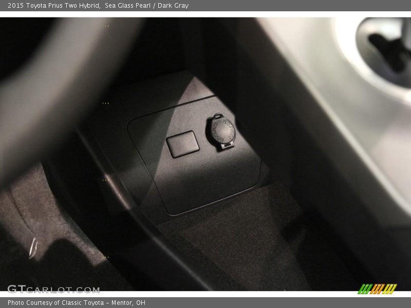 Sea Glass Pearl / Dark Gray 2015 Toyota Prius Two Hybrid