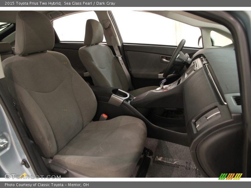 Sea Glass Pearl / Dark Gray 2015 Toyota Prius Two Hybrid