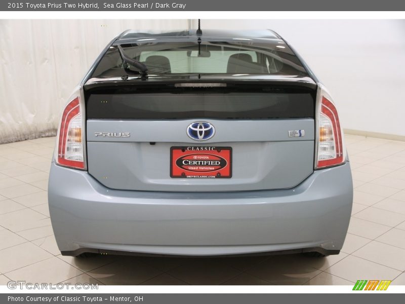 Sea Glass Pearl / Dark Gray 2015 Toyota Prius Two Hybrid