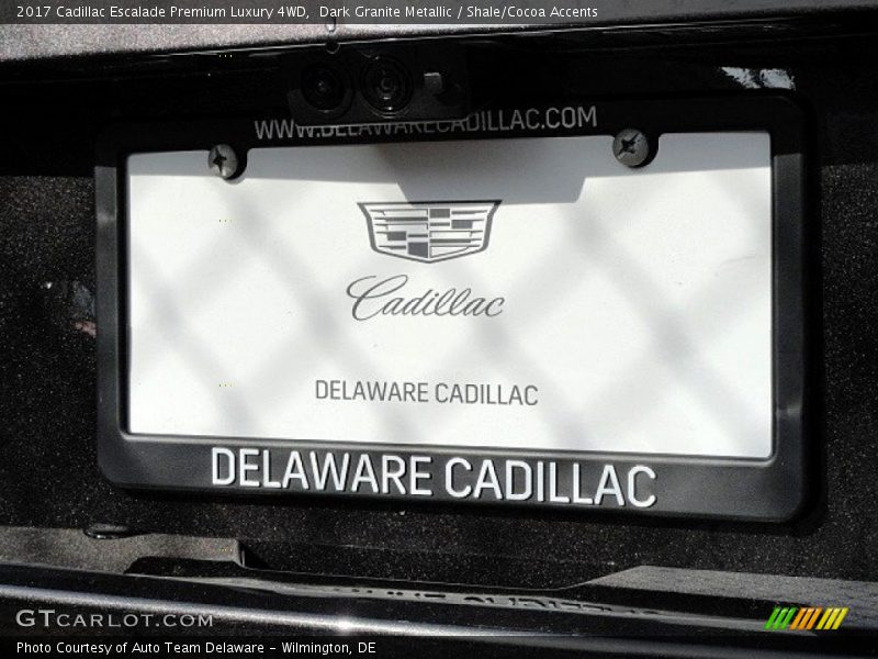 Dark Granite Metallic / Shale/Cocoa Accents 2017 Cadillac Escalade Premium Luxury 4WD