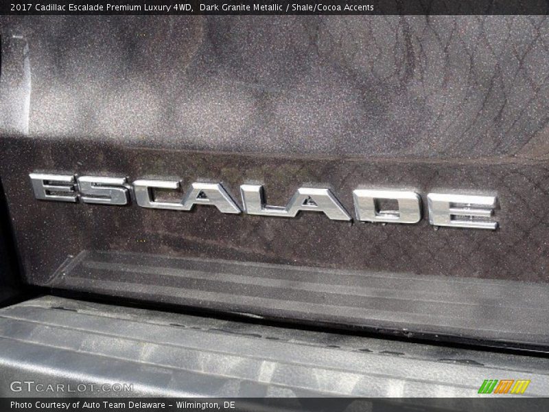 Dark Granite Metallic / Shale/Cocoa Accents 2017 Cadillac Escalade Premium Luxury 4WD